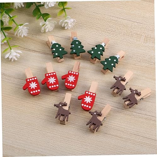 Miniatura 3 de 60 piezas de decoración para el hogar, clavijas de Navidad para boda, cordeles para bar, notas de bricolaje, alfileres de Navidad, manualidades