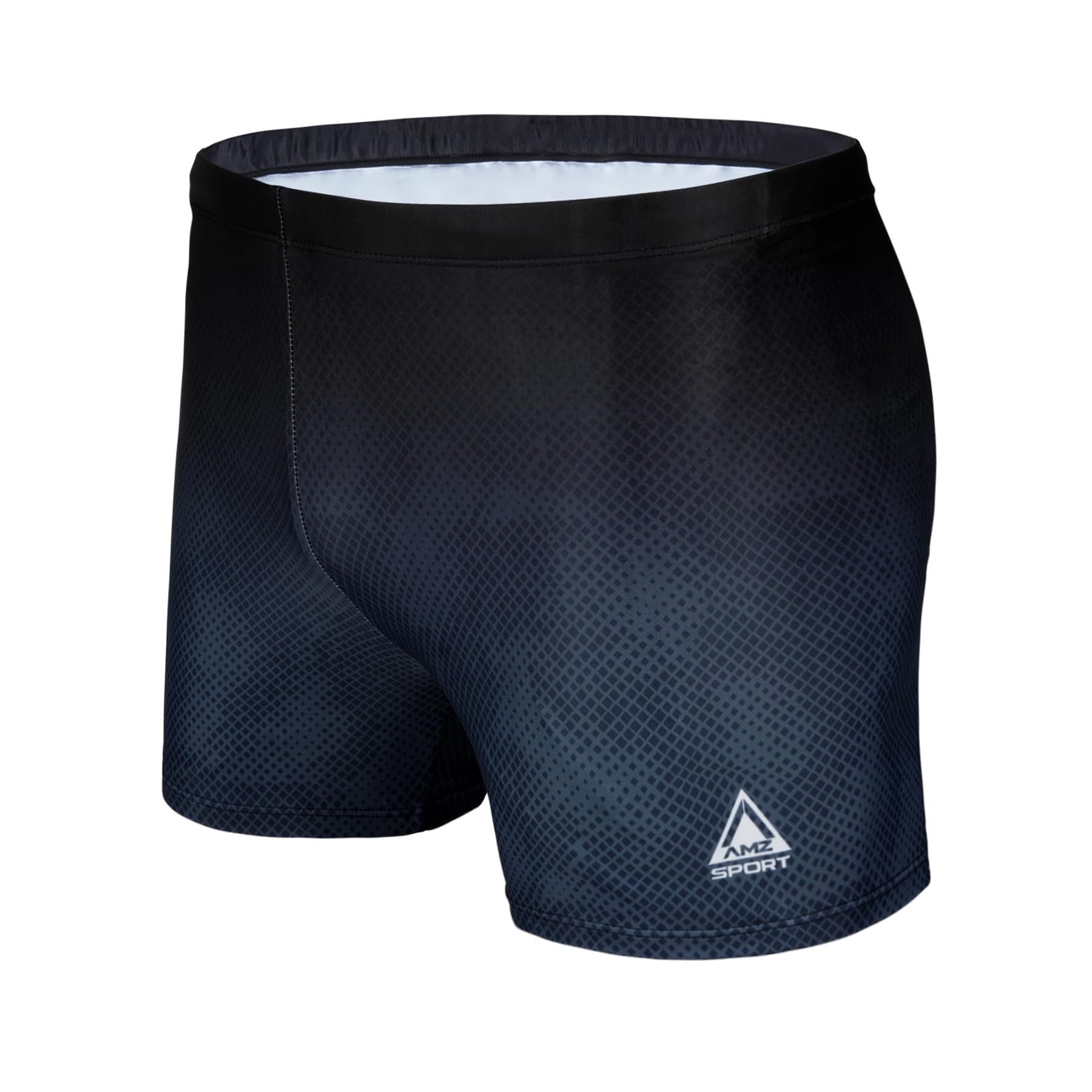 AMZSPORT Badehose Herren Kurz Schwimmhose Eng Wassersport Badeshorts