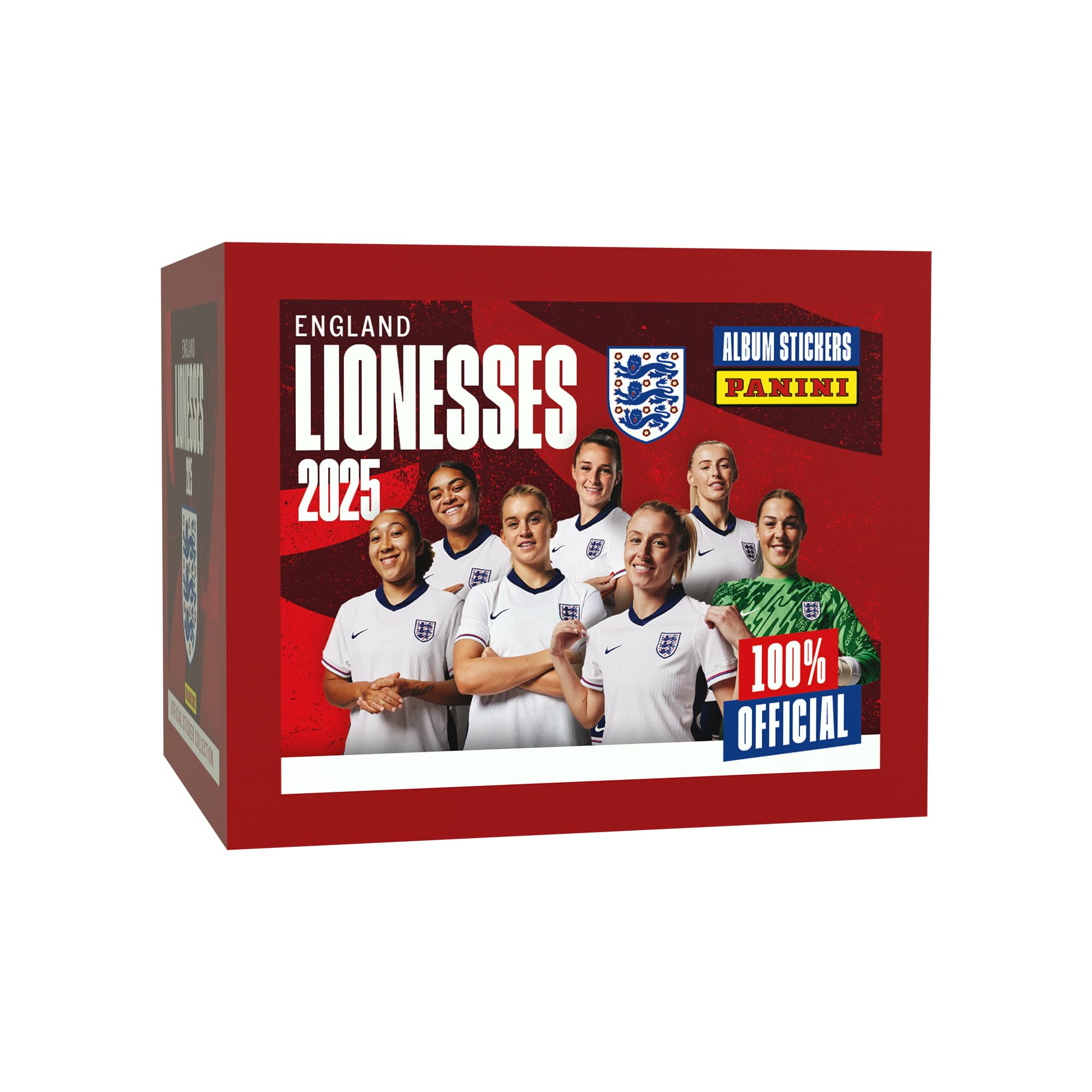 England Lionesses Offizielle Aufkleber-Kollektion 2025, 36 Packungen