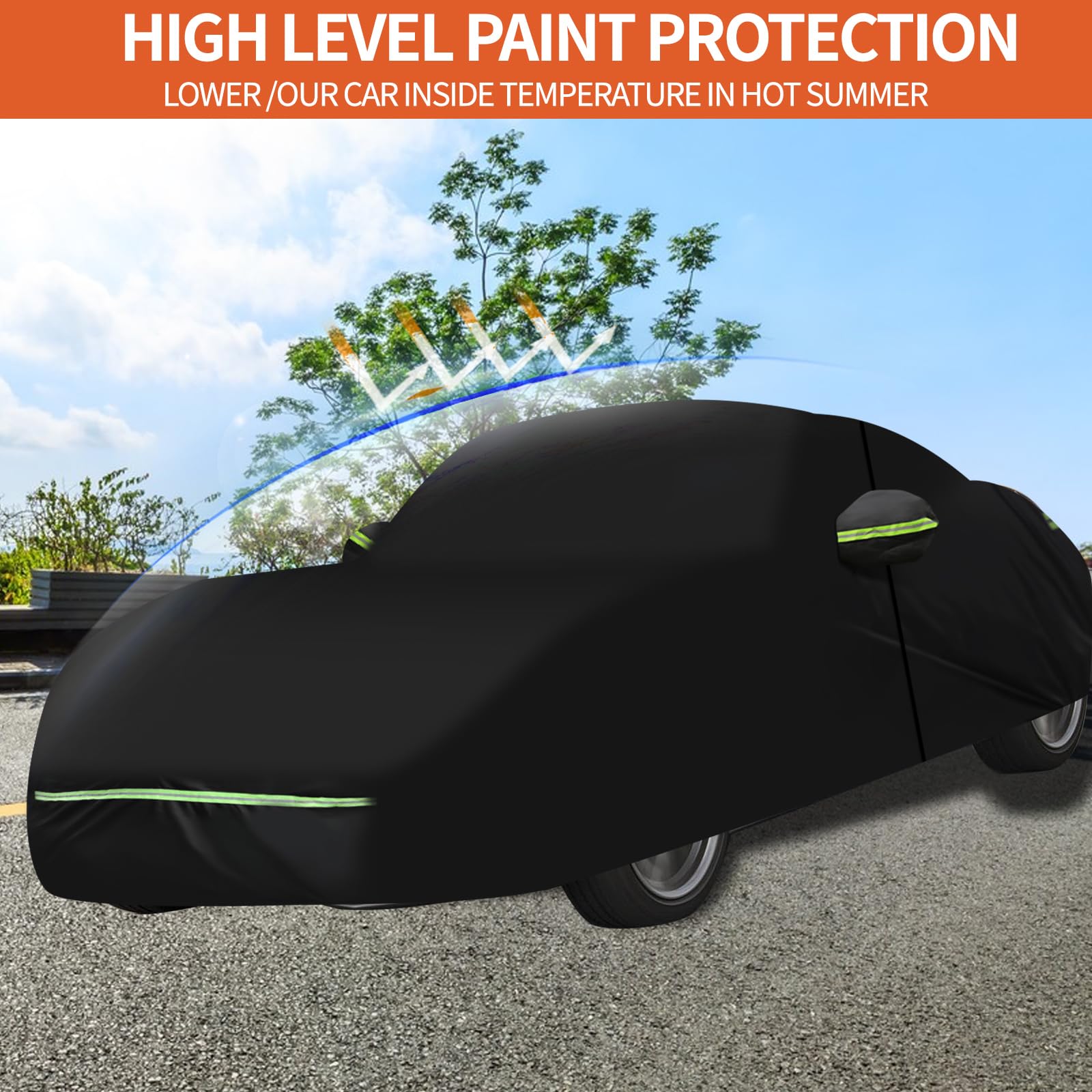 Funda de coche para Mazda MX-5 MK4 ND 2015-2024, 6 capas impermeables protección contra el sol, nieve, lluvia, polvo, cubierta completa