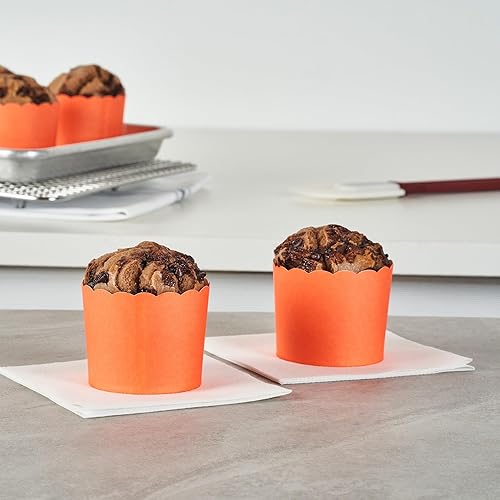 Miniatura 58 de Restaurantware Panificio Premium - Taza de papel Kraft de 10 onzas para hornear, tazas de papel para hornear, perfectas para magdalenas, cupcakes