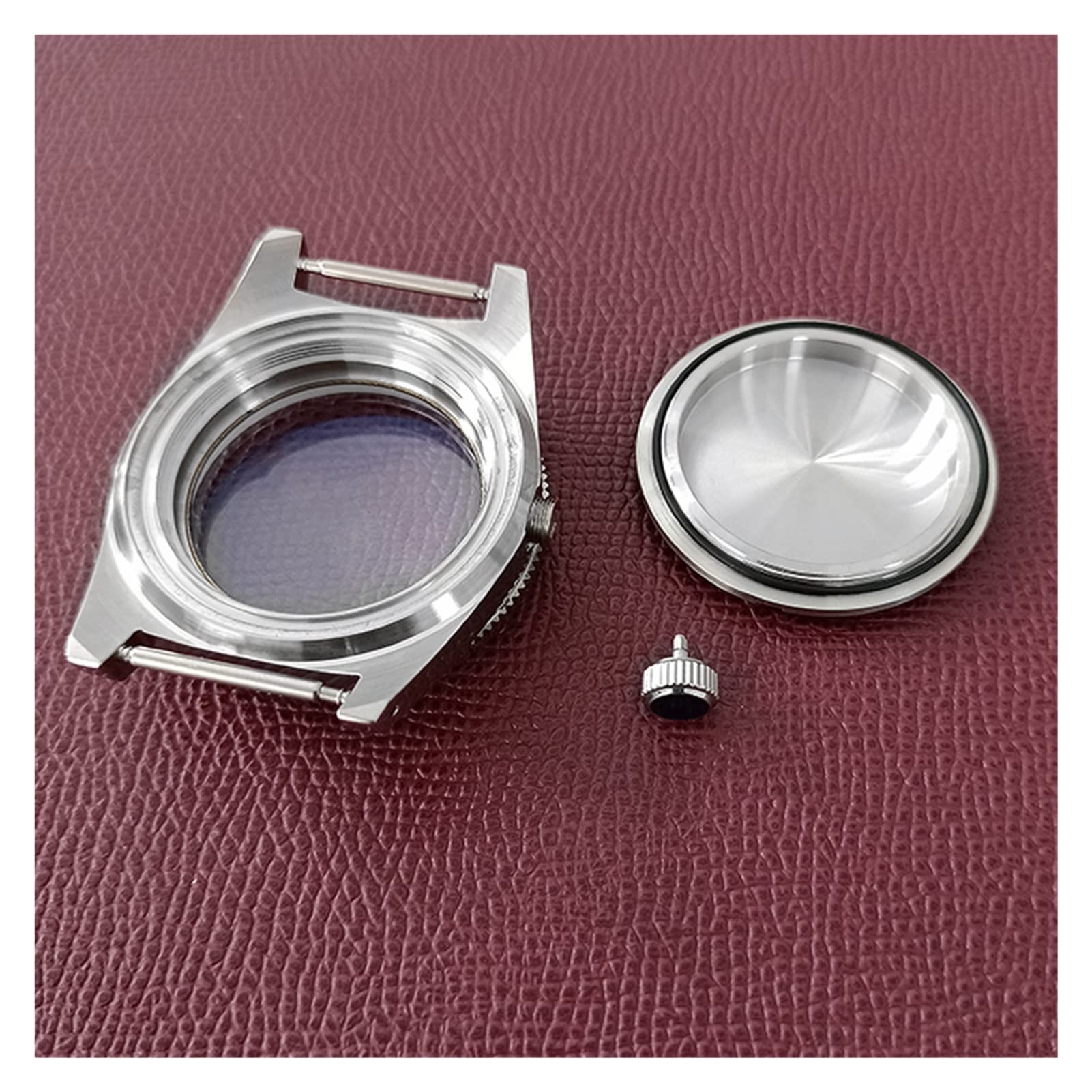 Cassa in Acciaio Inossidabile da 41 mm, Dotata di Movimento Automatico NH35/NH36, Lunetta in Lega di Alluminio, Bracciale con Vetro Zaffiro.
