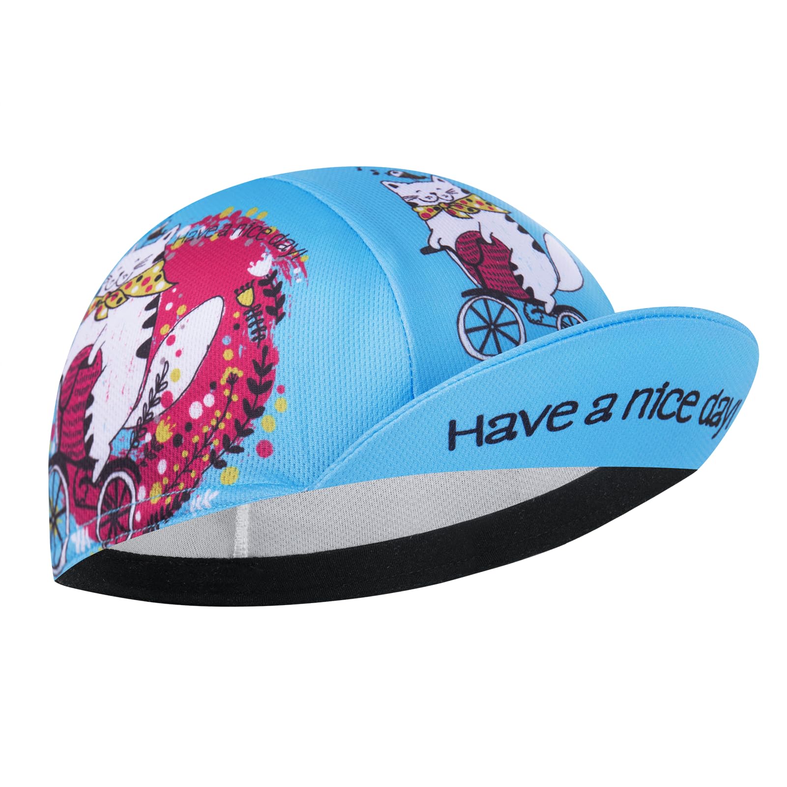 Cycling Cap for Man and Woman Cycling Hat Under Helmet-Polyester Breathable Sweat Absorbent
