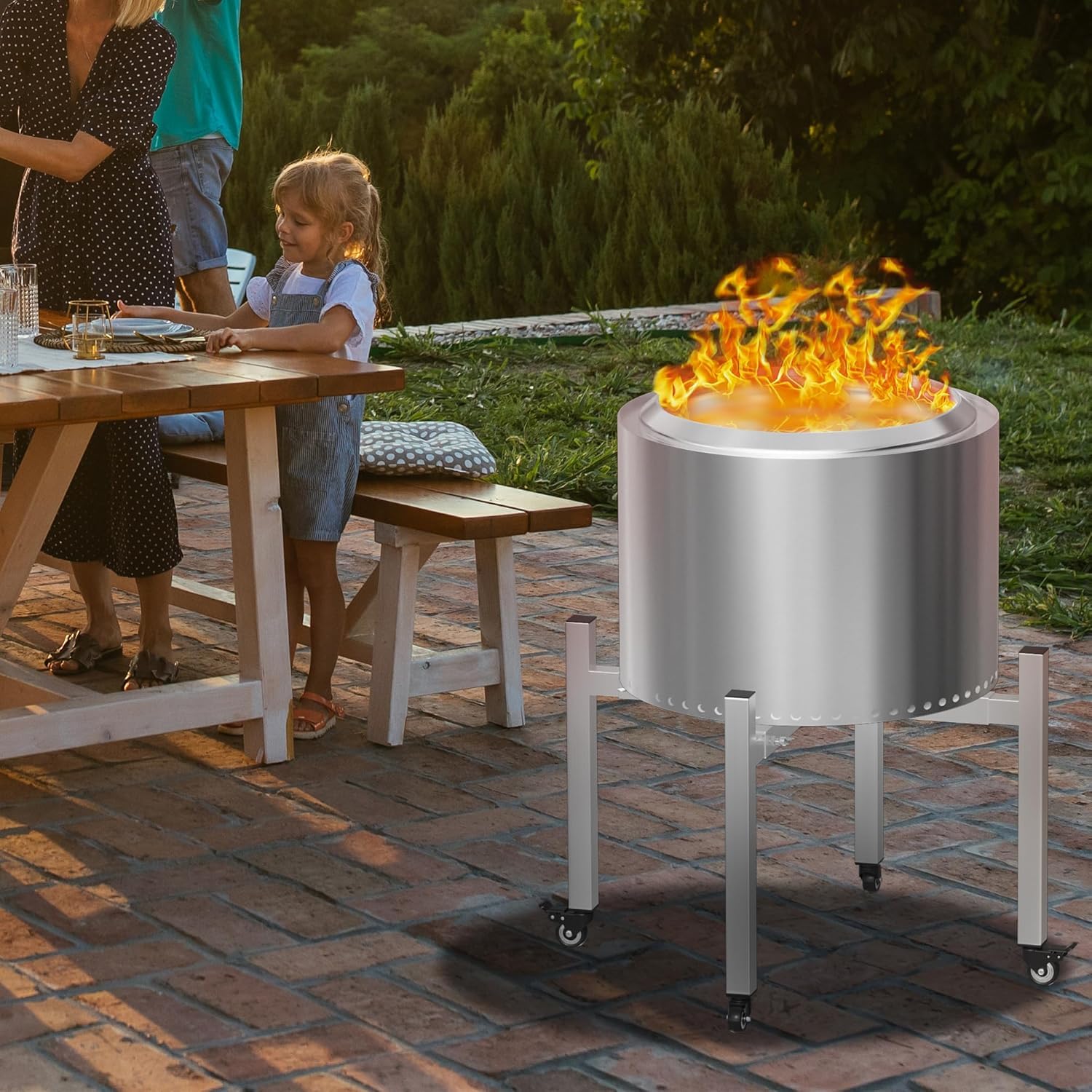 Amazon.com: BBQ-PLUS 15-27 inch Universal Firepit Stand with