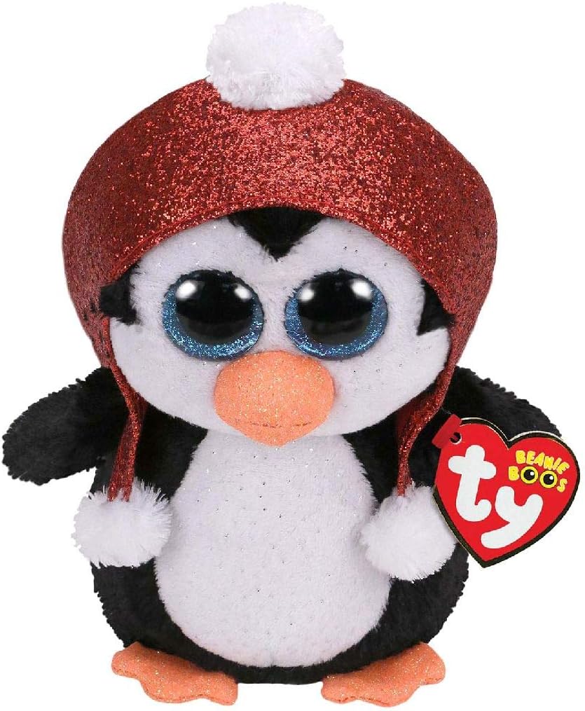 Amazon Com Ty Beanie Boos Waddles Penguin Toys Games