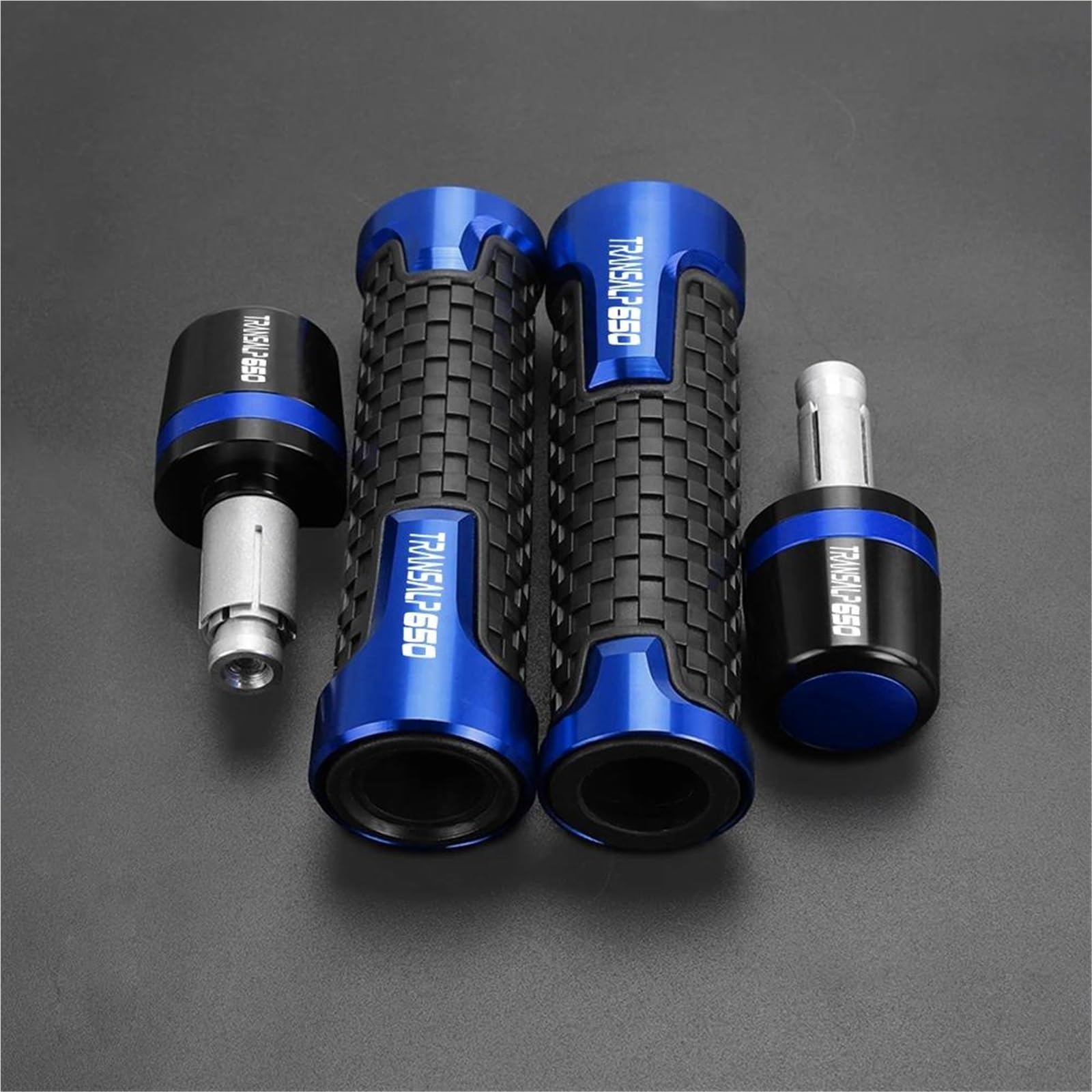 CFSJRXZ Clutch Levers Motorcycle Brake Clutch Lever Non Slip Handlebar Grips for XL 650V Transalp XLV 650 2001-2007 with Handle Bar End Motorbike Brake Lever Handlebar Grips(Color 22)