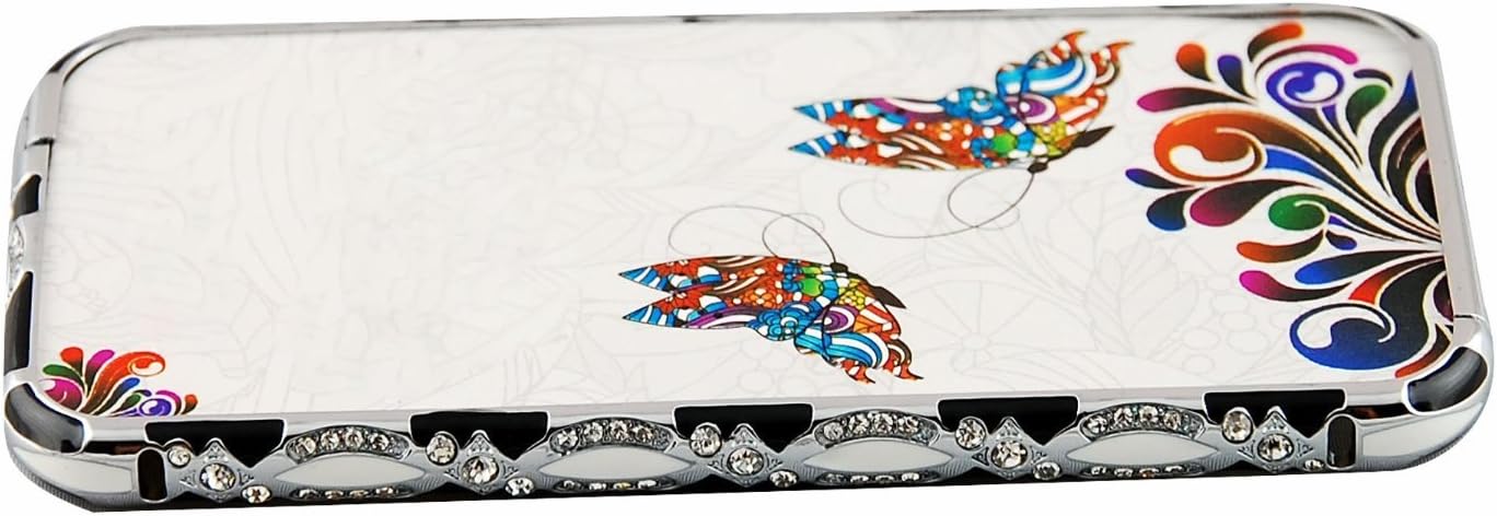 Bumper Side Luxury Glitter Bling Sticker Skin for Iphone 5s Purple Color