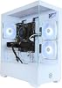 CyberPowerPC Wyvern Gaming PC - Intel Core i5 12400F, Nvidia RTX 5060 Ti, 16GB RAM, 1TB NVMe SSD, 650W PSU, Wi-Fi, Windows 11, Prism Panoramic White