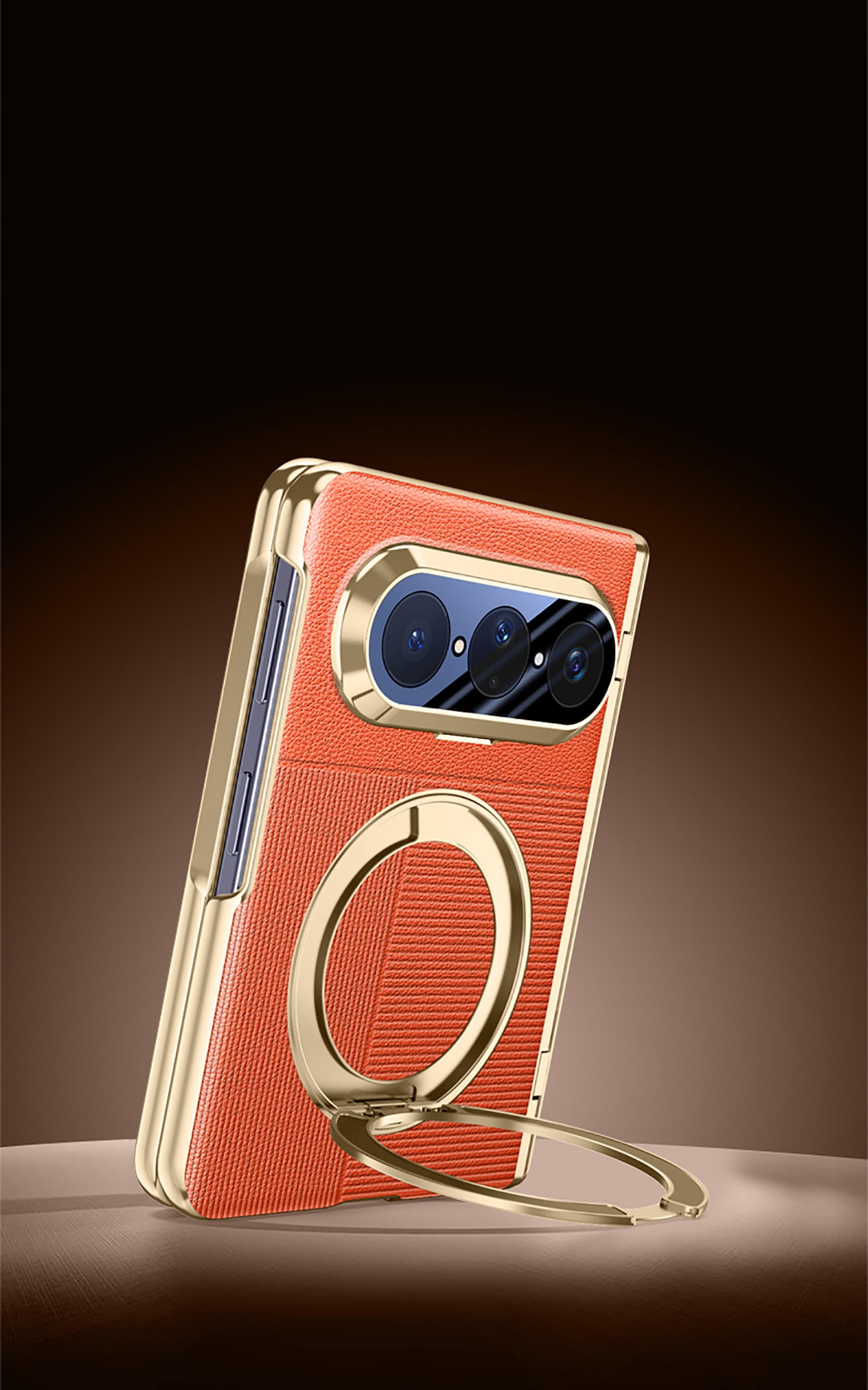 Custodia in Pelle Huawei Pura X Max,Blu 1