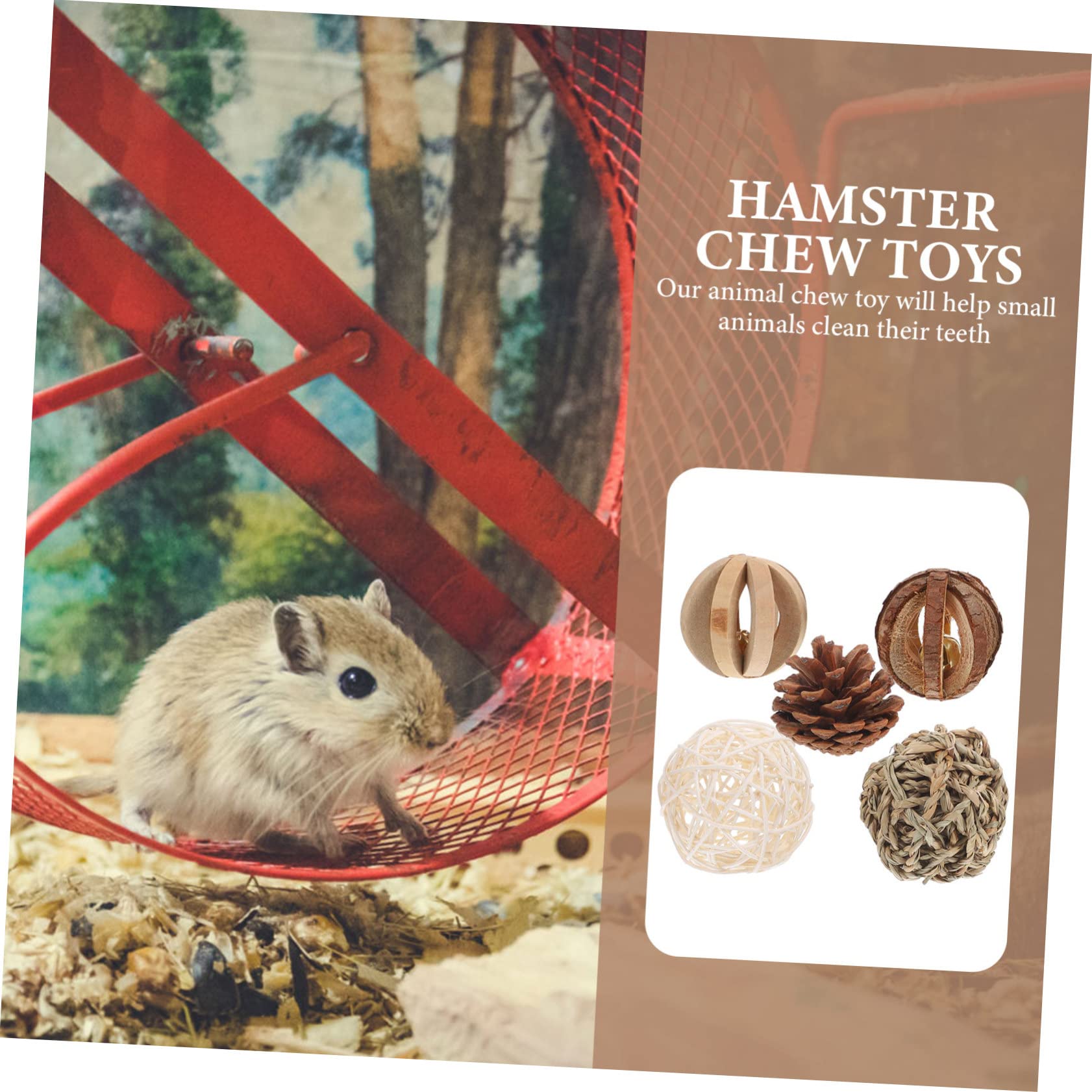 Mipcase 15stücke Teiliges Hamster Kauspielzeug Set Naturholz Molar Spielzeug Für Meerschweinchen Kaninchen Und Kleine Haustiere Zahnpflege Und Beschäftigung Für Gesunde Zähne Und