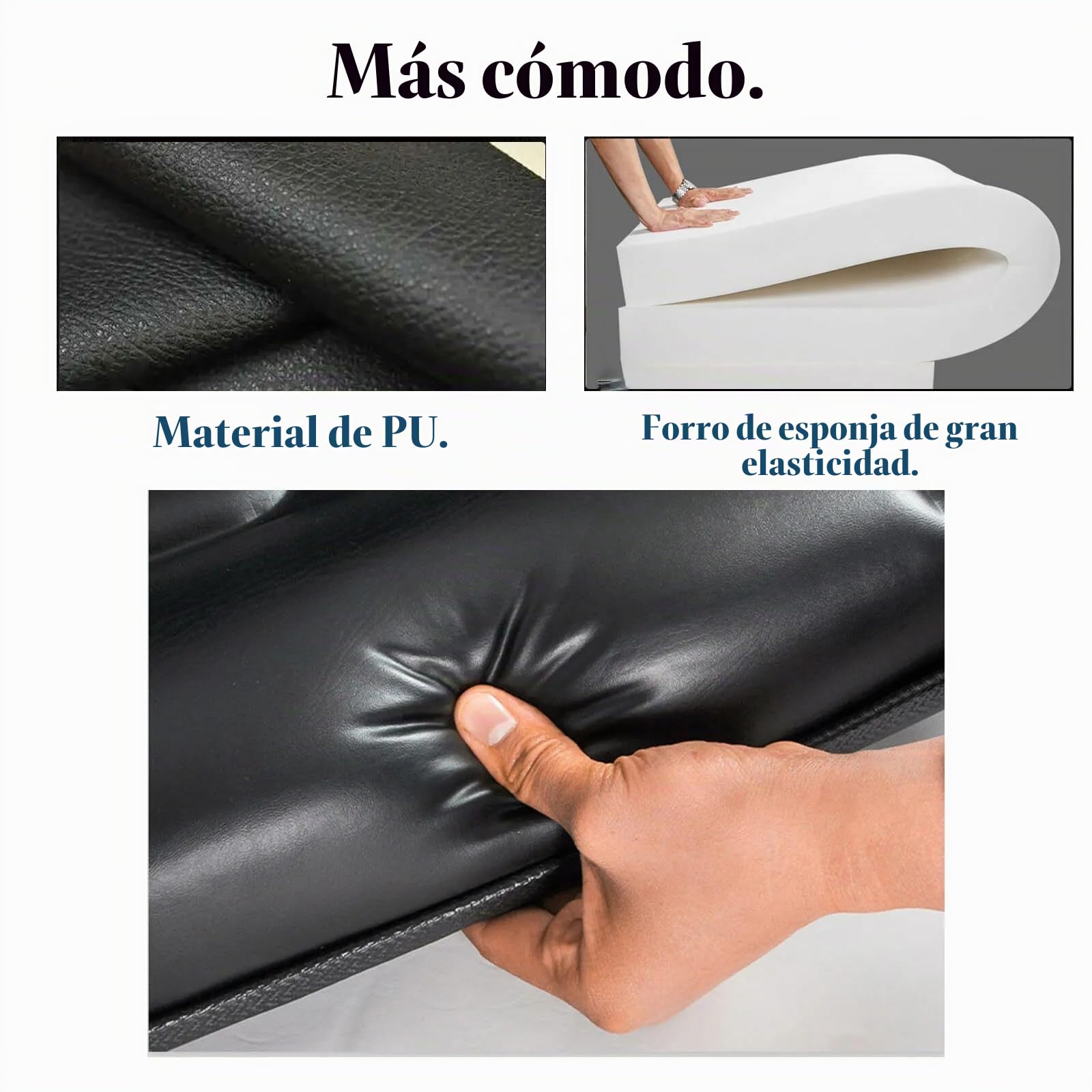 Asiento universal para tractor, asiento amortiguado, inclinable, Mower Dumper Digger, suspensión universal, ajustable, color negro