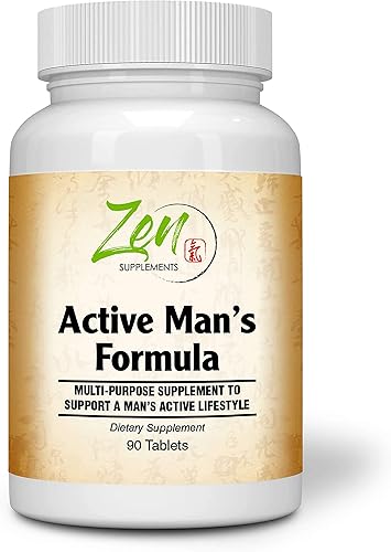 Miniatura 1 de Active Men's Multivitamin – Best Men's MultiVitamins – Multivitamínico diario extra fuerte para hombres con vitaminas esenciales, minerales,