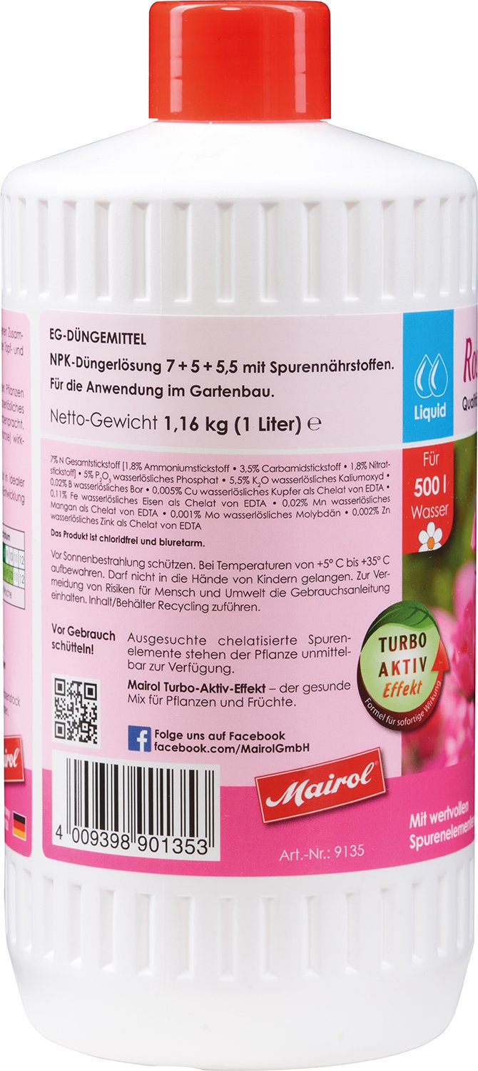 Rosen-Dünger Liquid, Rosenzauber | 1.000 ml