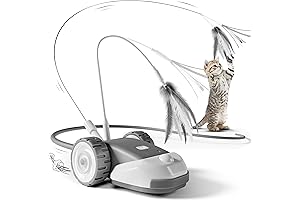 CYROS 3-in-1 Interactive Cat Toy - Unleash Your Cat's Inner Hunter with Automatic Action