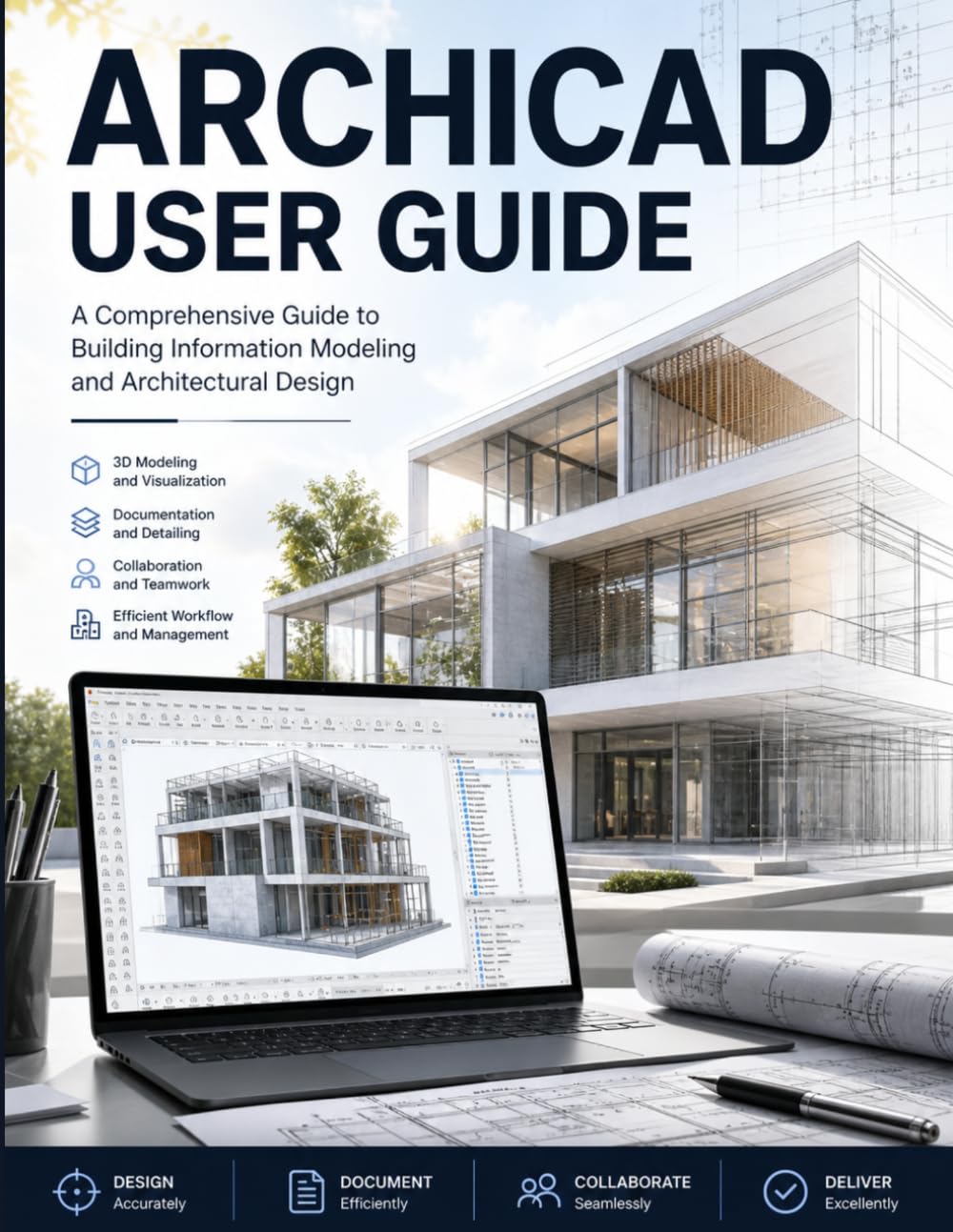 ArchiCAD User Guide: Master ArchiCAD Fast — The Practical Manual to BIM Modeling, Floor Plans, 3D Design, and Publishable Construction Documents for Architects and Designers