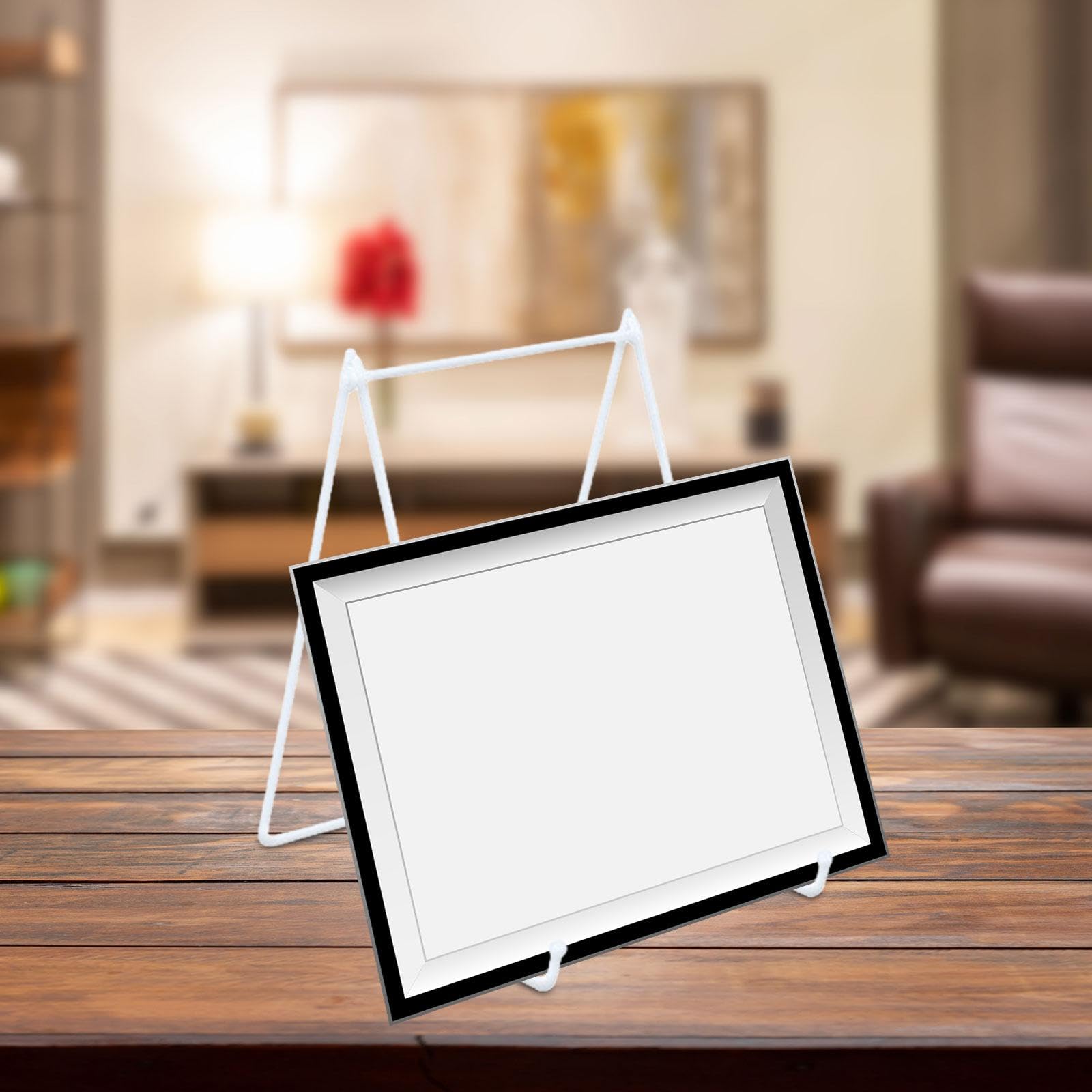 JDJUBOA Picture Frames,Pictures Plate Holder Picture Frame Easel Home Decor Kitchen Display Stand Photo Easel for Dish Birthdays Weddings Plaque Business