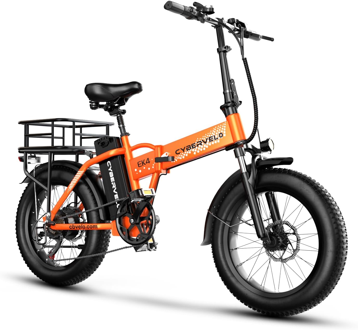 1000W Folding Electric Bike, 48V 20.8AH Large Removable Battery E-Bike, 30+MPH, 80 Miles Max Range, 20″ Fat Tire Electric Bike for Adults, Adult Electric Bicycles for Commute