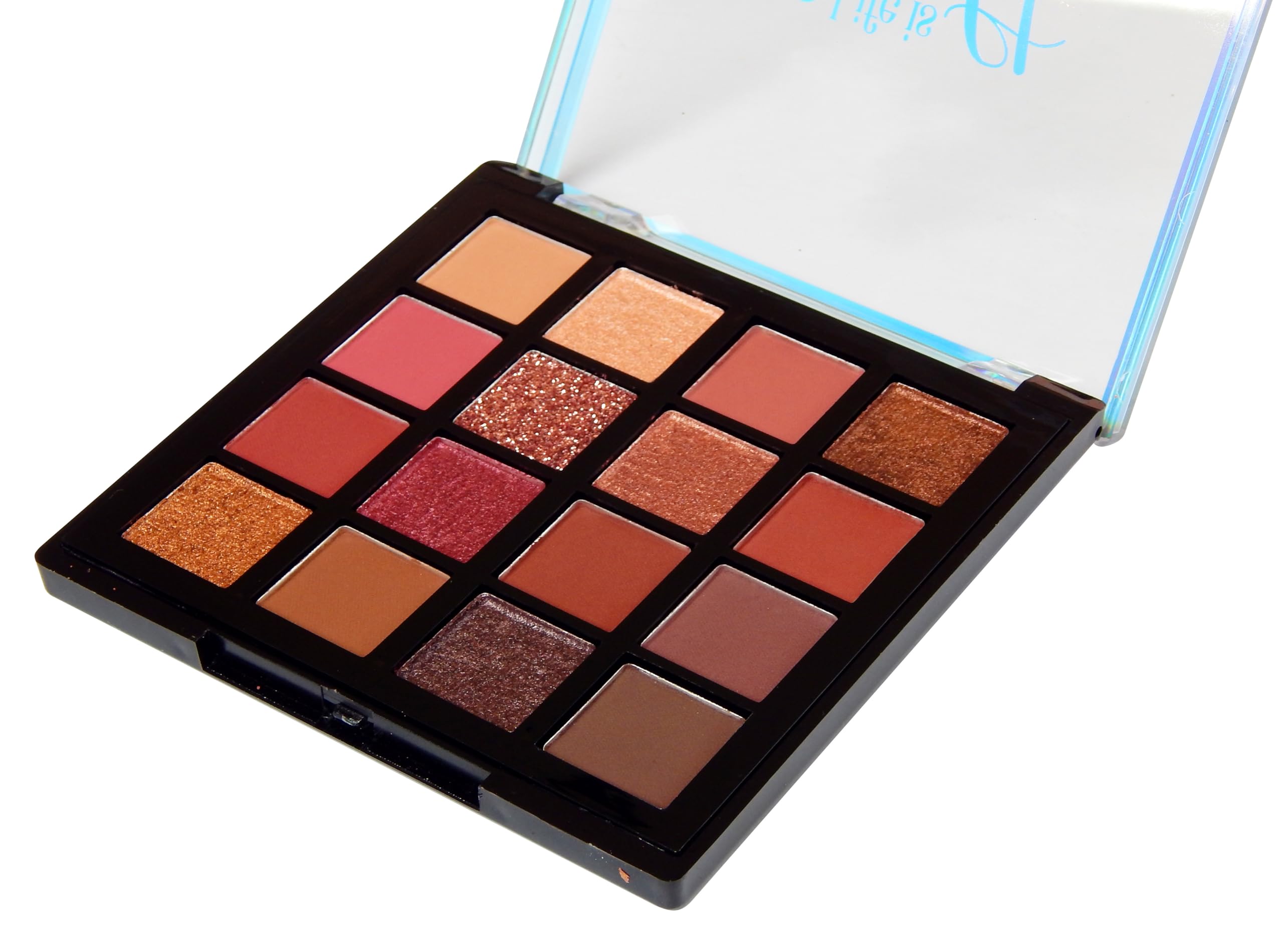 CS Always Naked Palette 16 color, Nude Neutral Eye Makeup, Blendable, Warm And Cool Nude Pigments, Matte, Shimmer, Glitter, Creamy Smooth (SHADE A)