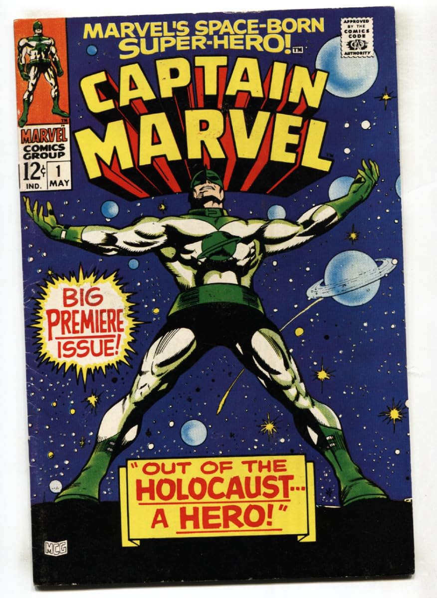 Amazon.com: CAPTAIN MARVEL #1 1st issue-1968-MARVEL comic book : N