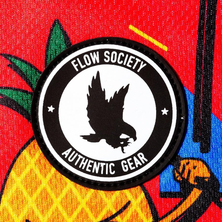 Flow Society Pineapple Lax Boys Mid-Length Shorts - Athletic - Basketball - Baseball - Hockey - Football - Lacrosse - Pink