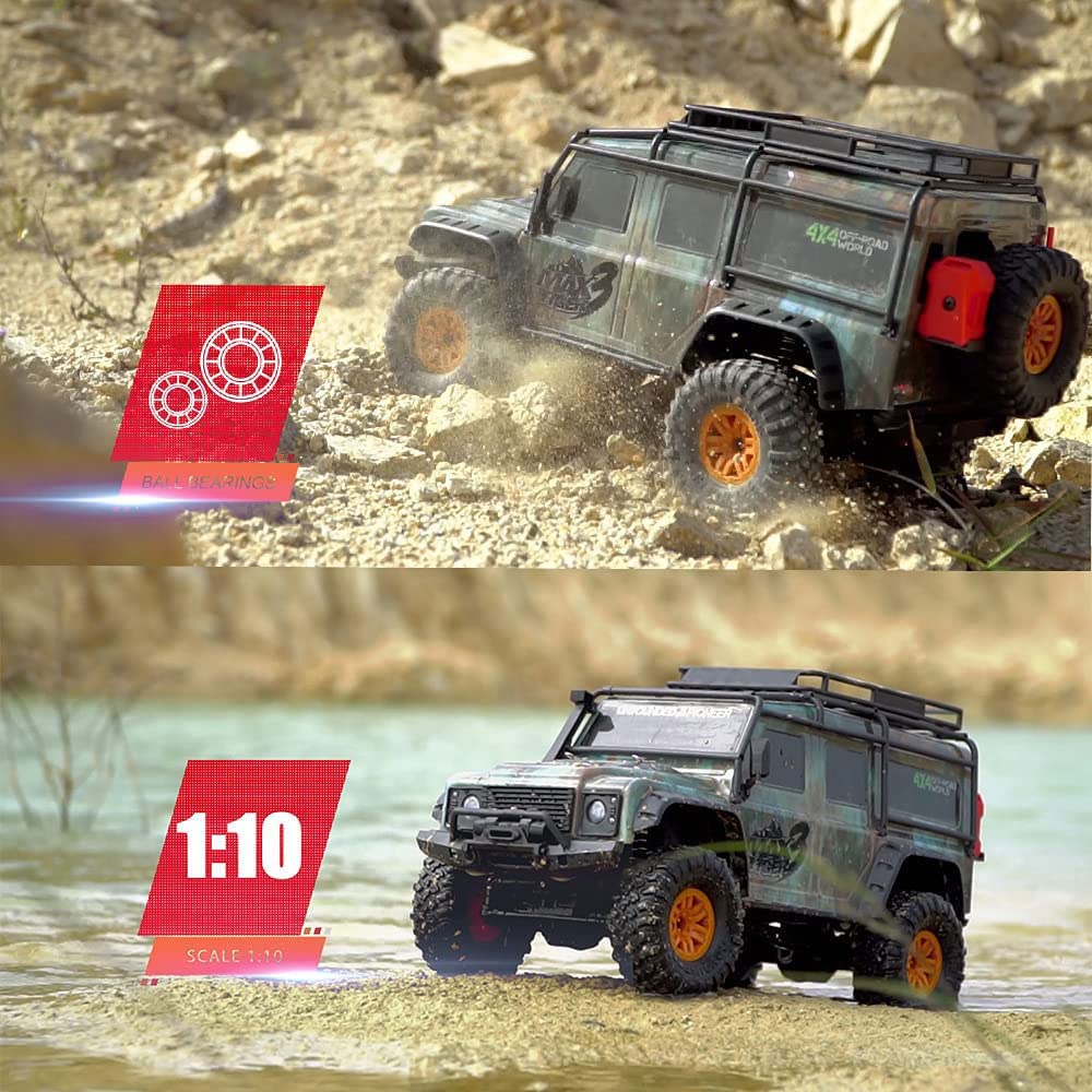 Auto telecomandata RC Buggy 2.4G, veicolo da arrampicata fuoristrada ad alta velocità, camion ricaricabile anticollisione fuoristrada 4WD, macchinina elettrica per hobby, regalo giocattolo pe