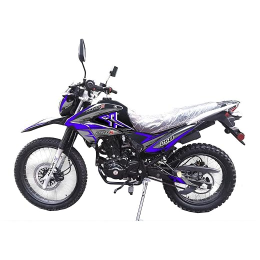 HHH Upgraded Xhawk Enduro 250cc Scooter Motorcycle RPS Dual Sports Bike Street Dirtbike Enduro Bike Adult Motorcycle Bike 250cc motorcycle HawkX 250 (Blue color)