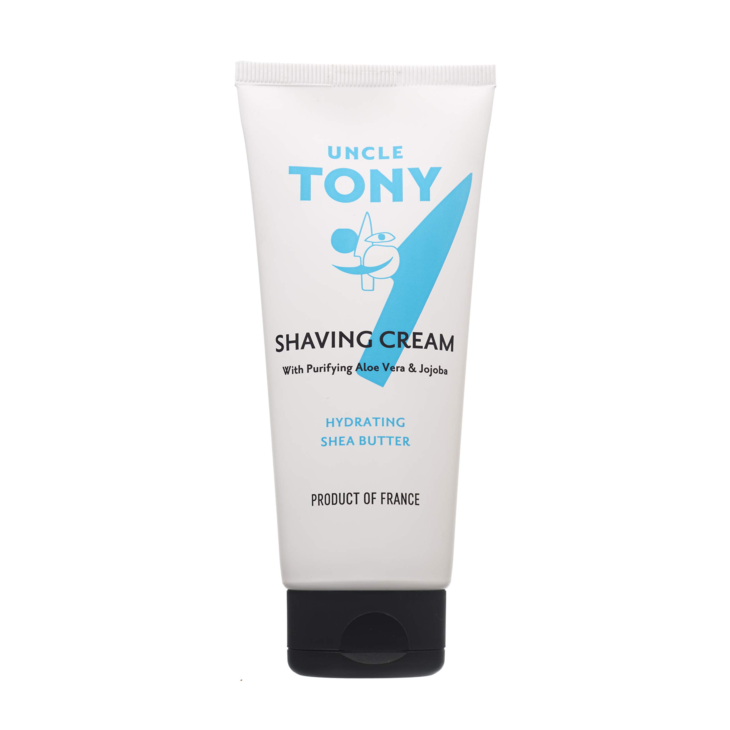 Uncle Tony Shaving Cream for Men – Skin Conditioning Formula with Shea Butter, Jojoba Oil, Natural Beeswax for Nourishing Skin | Men's Grooming, 100 ml