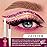 evpct 2Pcs Light Rose Purple Pink Color Liquid Glitter Eyeliner Sets for Women, Liquid Sparkly Glitter Eyeliner delineador con glitter de colores para ojos colores 11+15