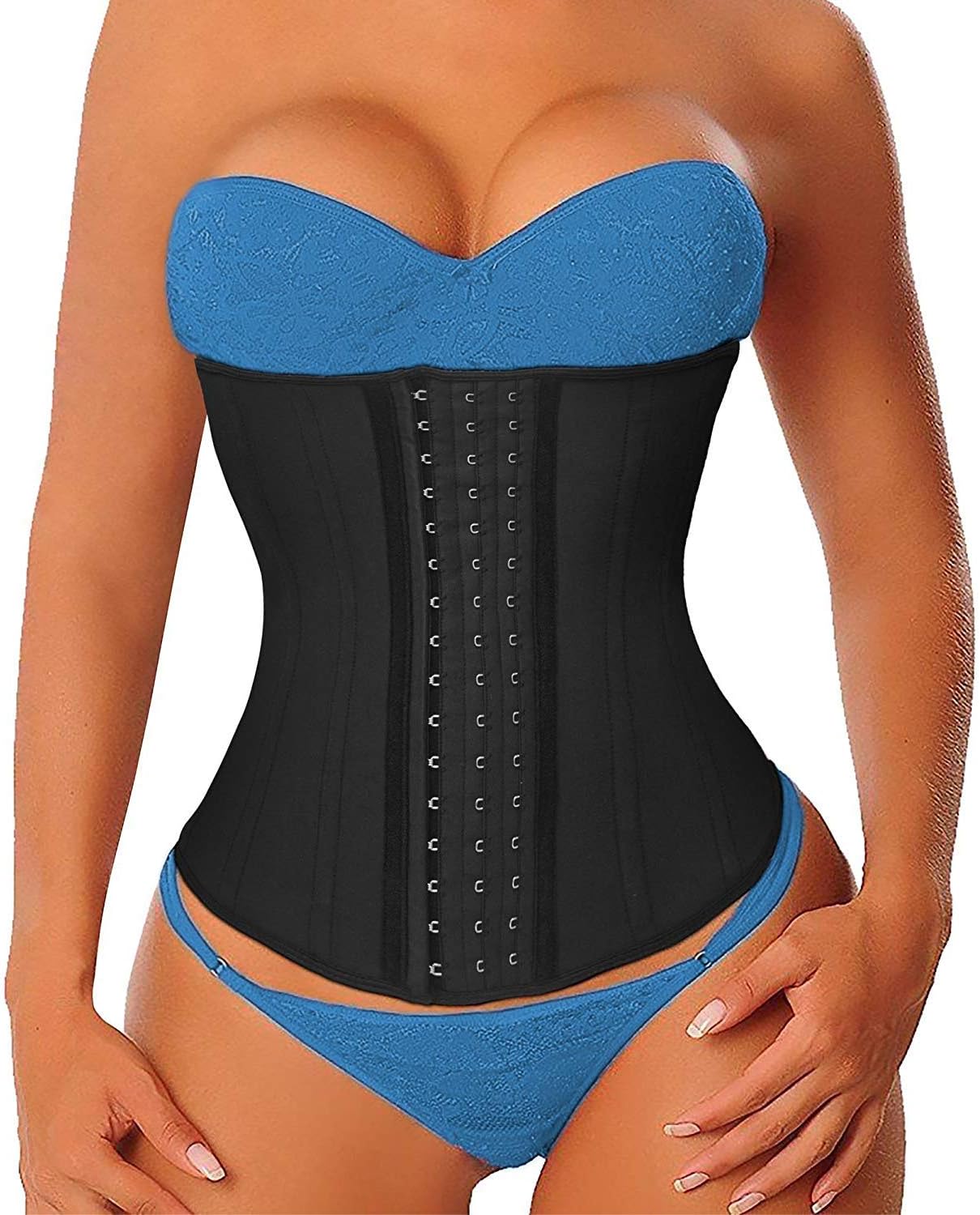 YIANNA Long Torso Waist Trainer for Women Underbust Corsets Cincher Sport Girdle