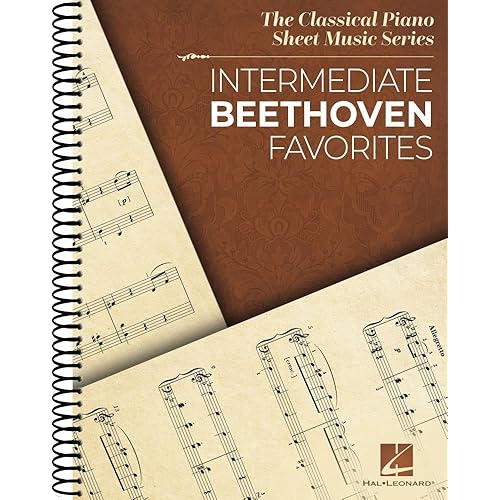 Intermediate Beethoven Favorites: Classical Piano Sheet Music Series
