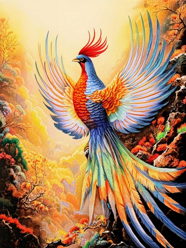 Weiniuniu Cross Stitch Kits for Adults Colourful Chickens 11CT Pre Printed Stamped Beginners Cross-Stitch Kit DIY Embroidery Kit Home Decor-40X50 cm