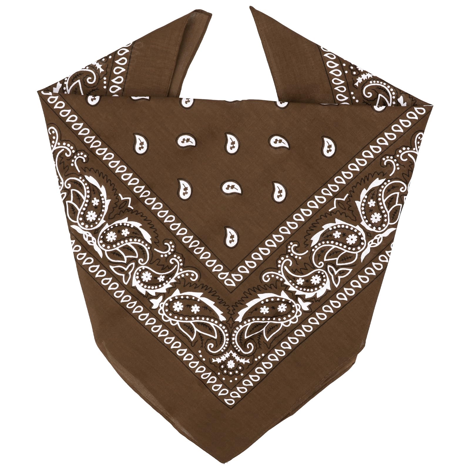 ZENO Szalik bandana ze 100% bawełny i włókien naturalnych - miękki, trwały, można prać w pralce - unisex dla mężczyzn i kobiet