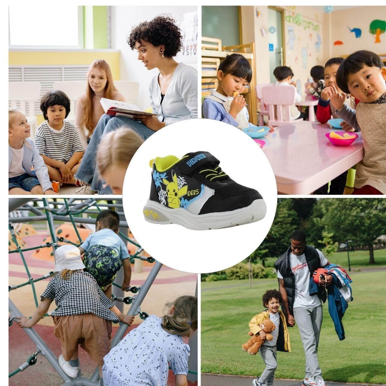 Leomil Pokémon Zapatillas Niño Deportivas | Zapatos para niños, Ligeros y cómodos, Ideal para la escuela y el tiempo libre, Pokémon 30 Years, Regalo para Niños