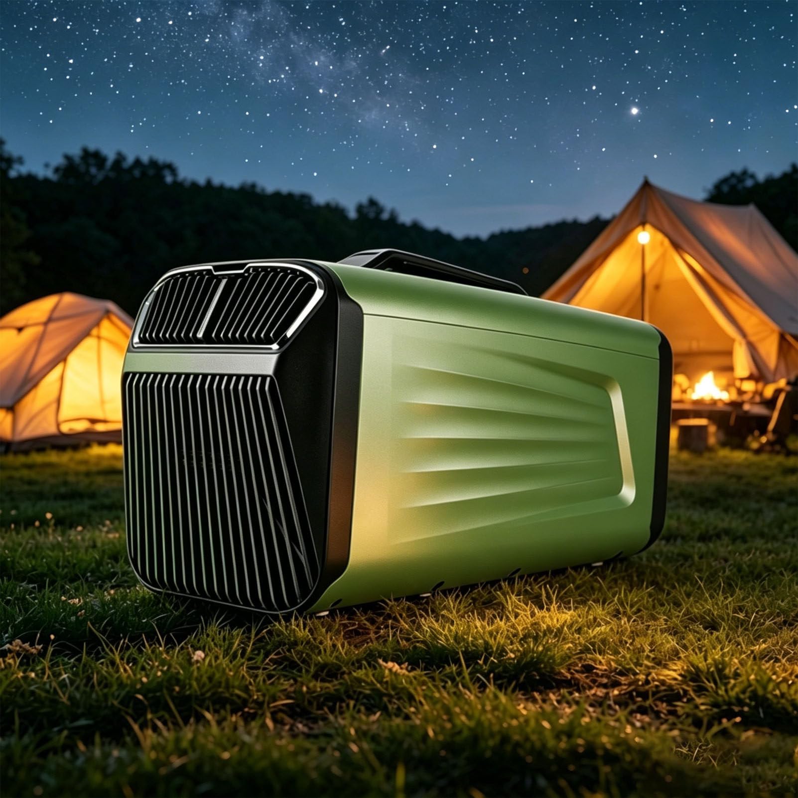Pfps Green Portable Tent Air Conditioner, 400W Quiet Ac Unit With Exhaust Duct, 5200 Btu Cooling Unit For Small Room, Pet House, Indoor Outdoor -Cold