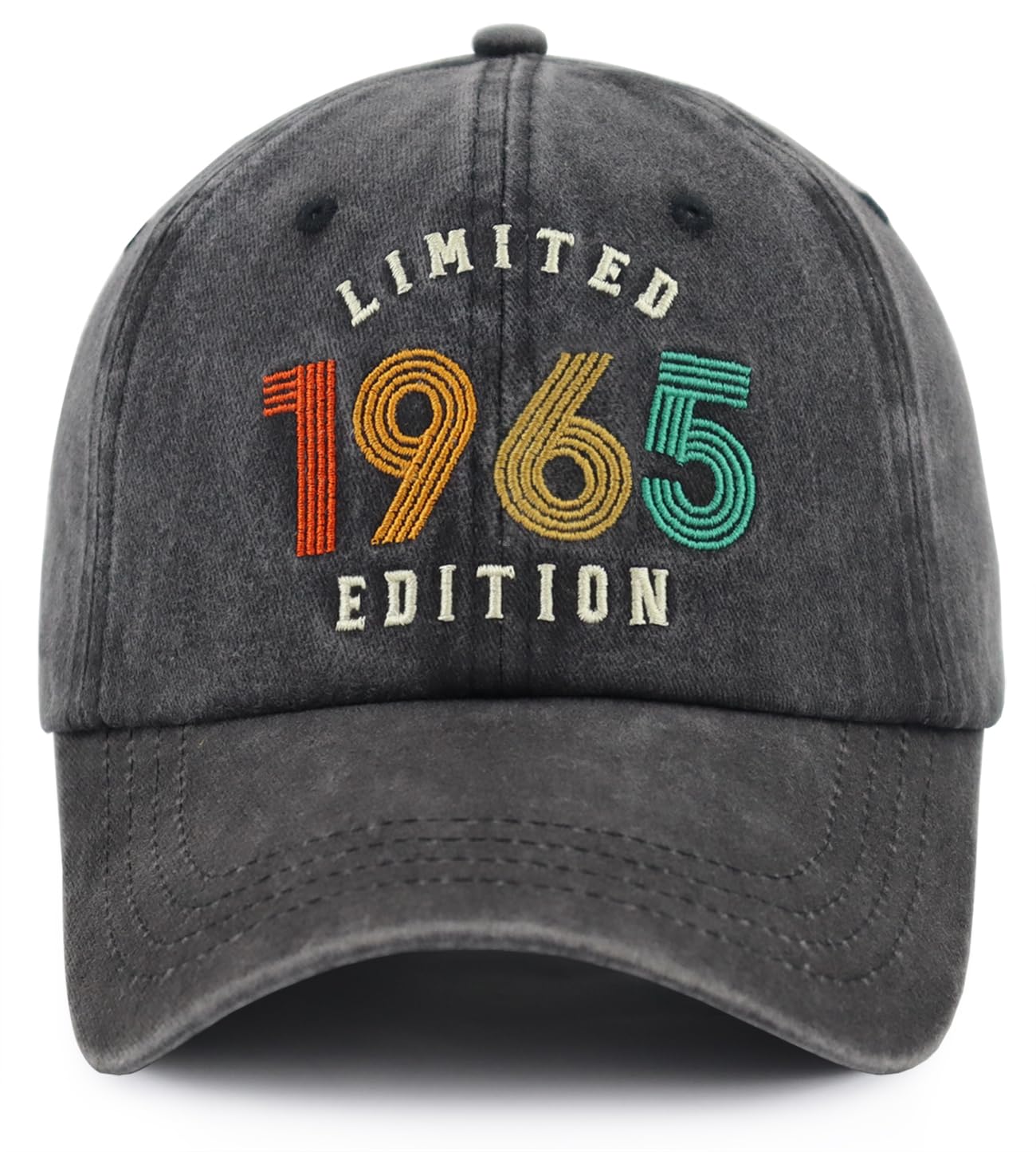 Sombreros de 52, 53, 54, 55, 56, 57, 58, 59, 60, 61, regalos de cumpleaños para hombres y mujeres, Vintage 1965 Edición Limitada