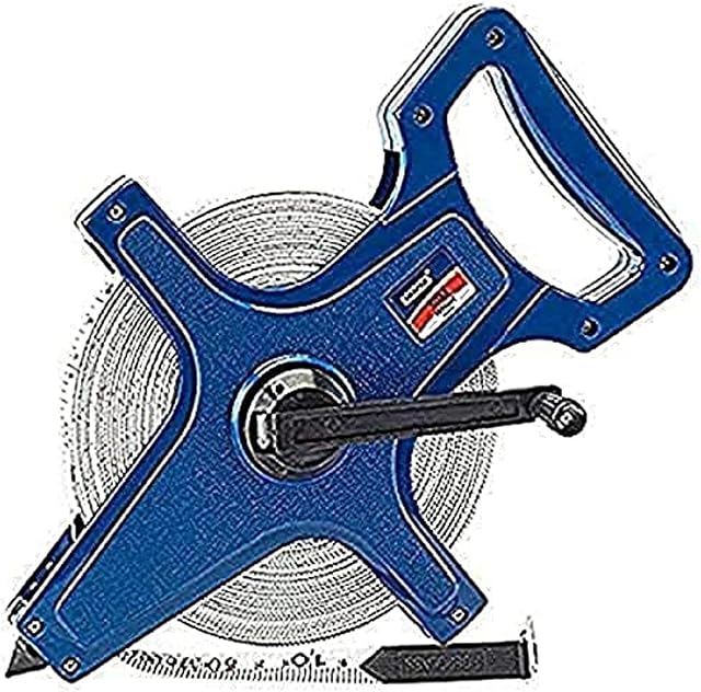 Draper 51089 Fibreglass Surveyors Tape, 50m/165' , Blue