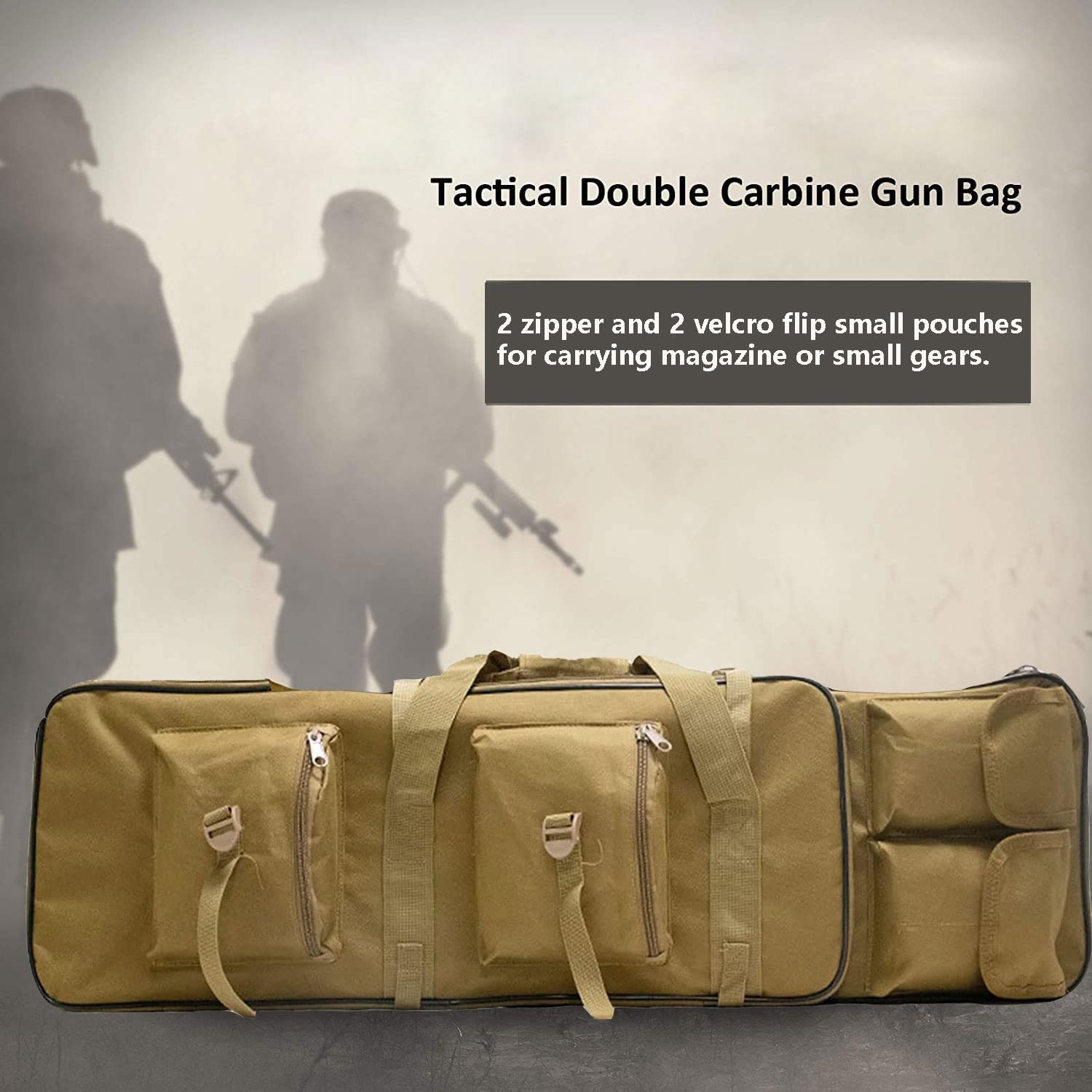 Custodia Morbida per Carabina, Zaino Tattico per fucile Borsa per il trasporto della pistola Fucile di Canna da Pesca Borsa,Custodie per fucili ad aria compressa