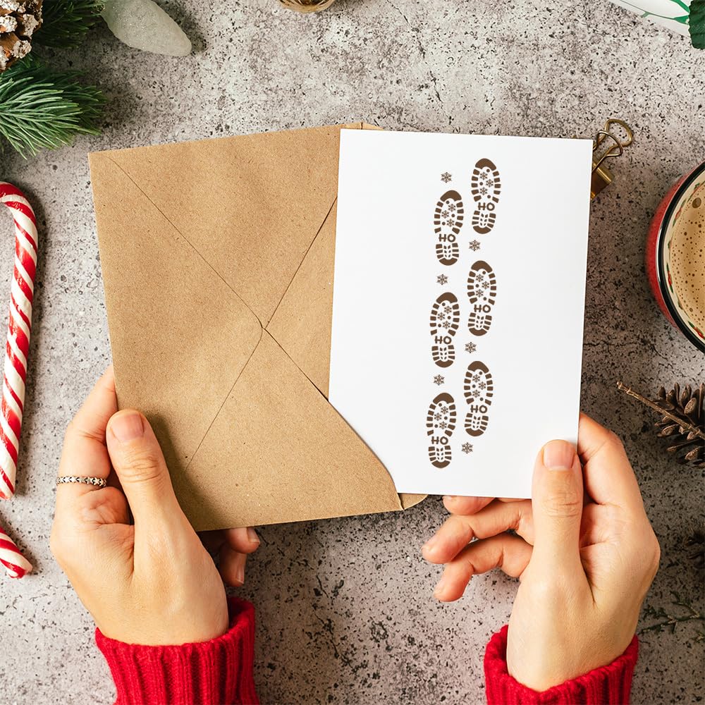 Kerststempel - Motief: Kabouter 6 - Grootte 38 X 70 Mm, image size:1000x1000