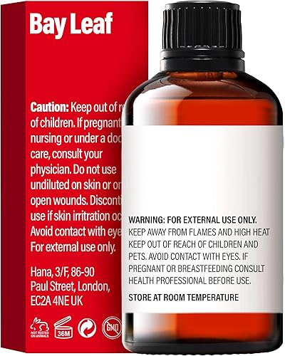 Miniatura 2 de H'ana Aceite esencial de hoja de laurel, 1.02 onzas líquidas, para cabello, piel, difusor, aromaterapia, velas y fabricación de jabón