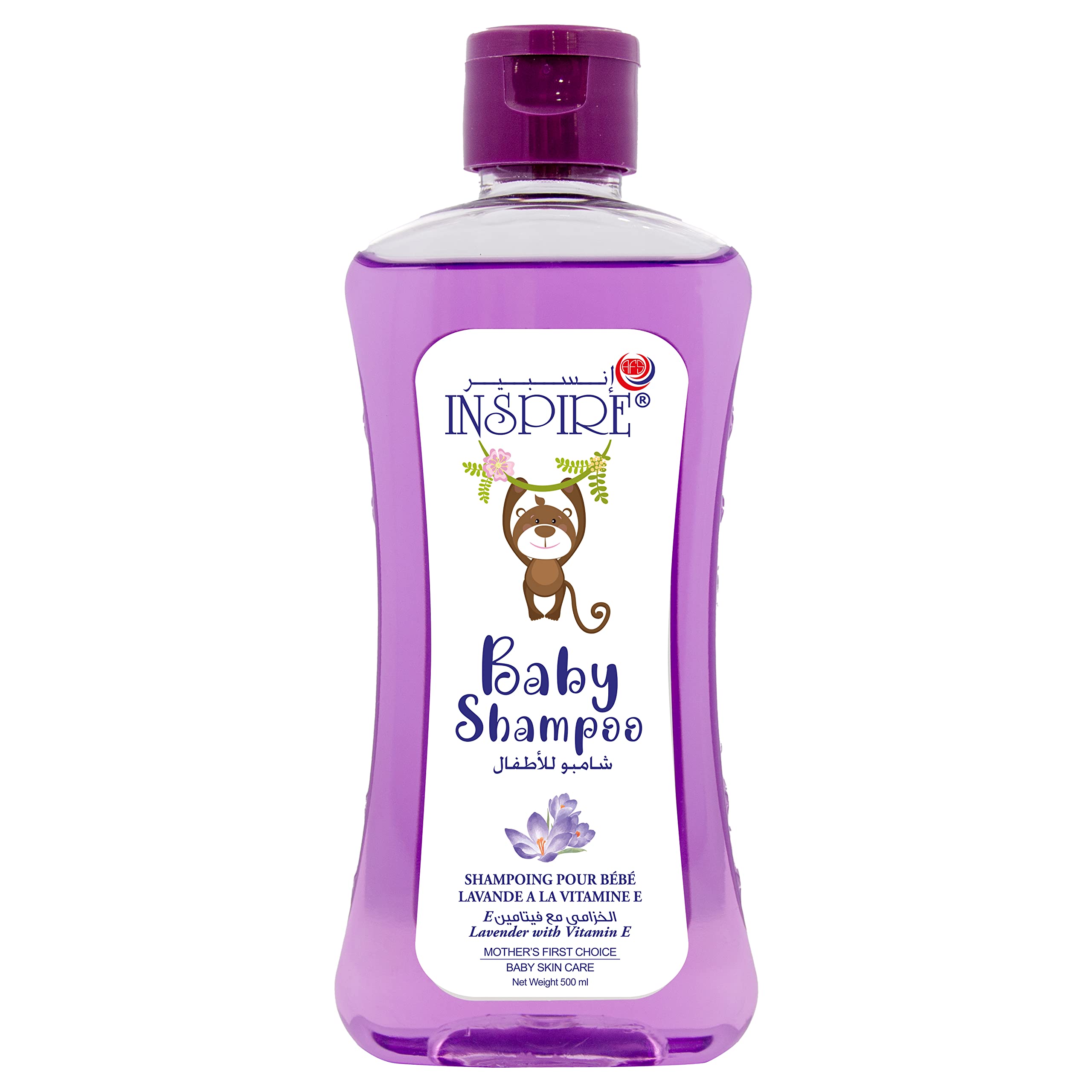 Nourishing Baby Shampoo – 500ML – Lovely Lavender – Cleansing, Conditioning and Gentle Shampoo For Your Little Angel | Mild Fragrance | Soft and Shiny Hair Cleaning For Newborns
