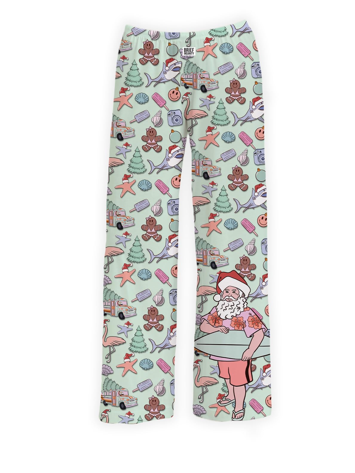 BRIEF INSANITY Peanuts Character Pajama Pants for Men &amp; Women, Soft Snoopy Pajamas with Side Pockets &amp; Elastic Waist