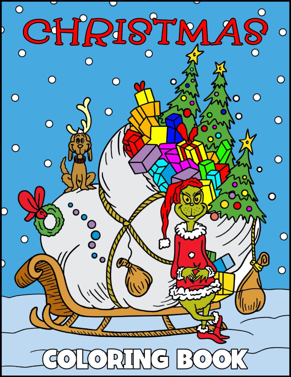 Christmas Coloring Book: Beautiful Coloring Pages For Adults and Teens For Stress Relief