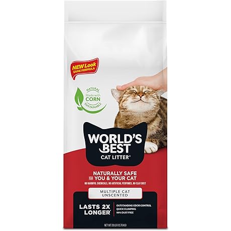 World's Best Clumping Cat Litter Formula - 28-Pound