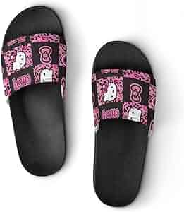 Amazon | [NEKKII] スリッパ ハローキティ ヒョウ柄 アニメ