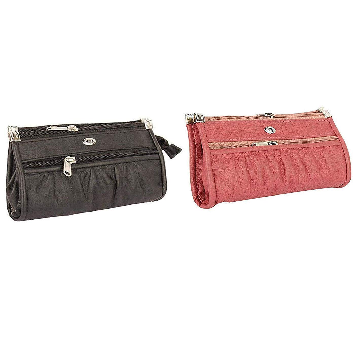 Women Pu Leather Wallet Clutch Combo Of 2 (Multicolour), Top Ladies Purse Handbag And Clutch-image-44