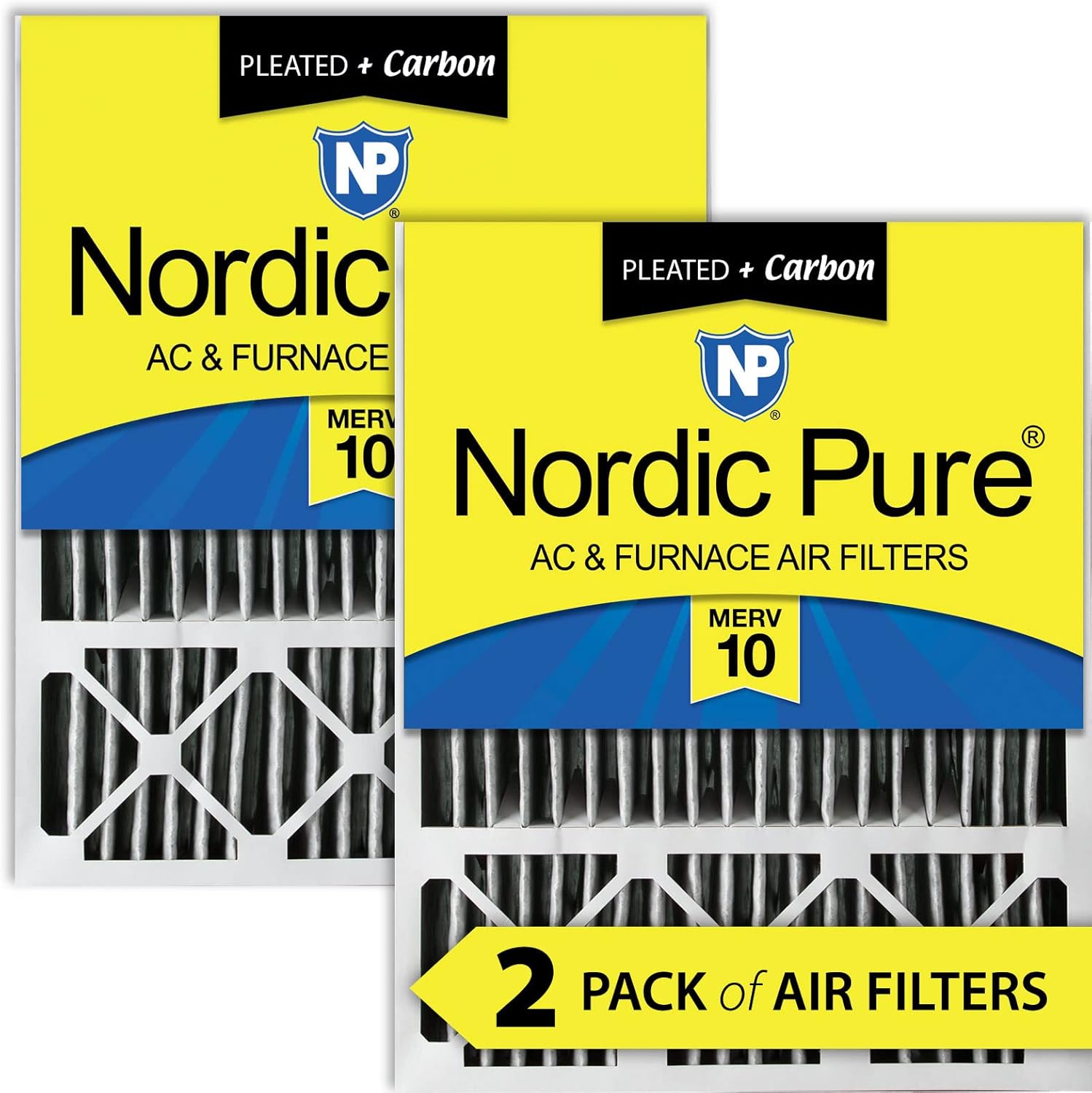 Nordic Pure 20x25x5LXREDPM10C2 Lennox X6673_X6675 Replacement MERV 10