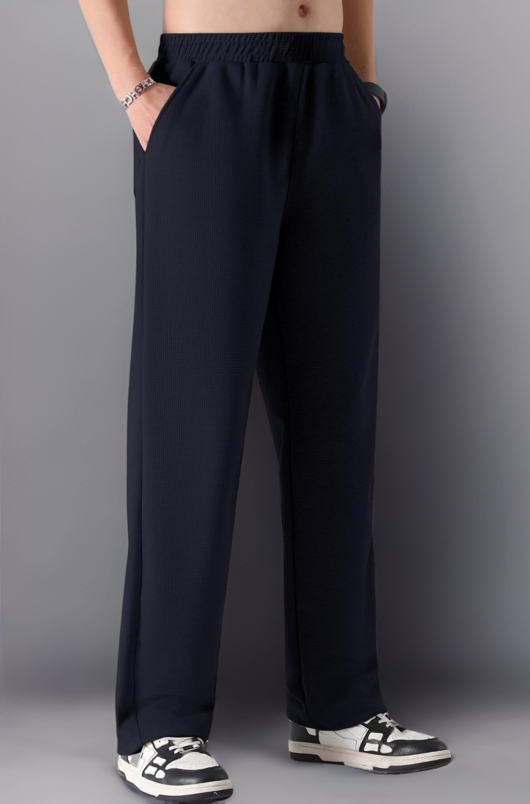 GRECIILOOKS Men's Loose Mid Rise Regular | Sports Stylish Track Pant | Trouser (Available in Plus Size and Combo Pack of 2)