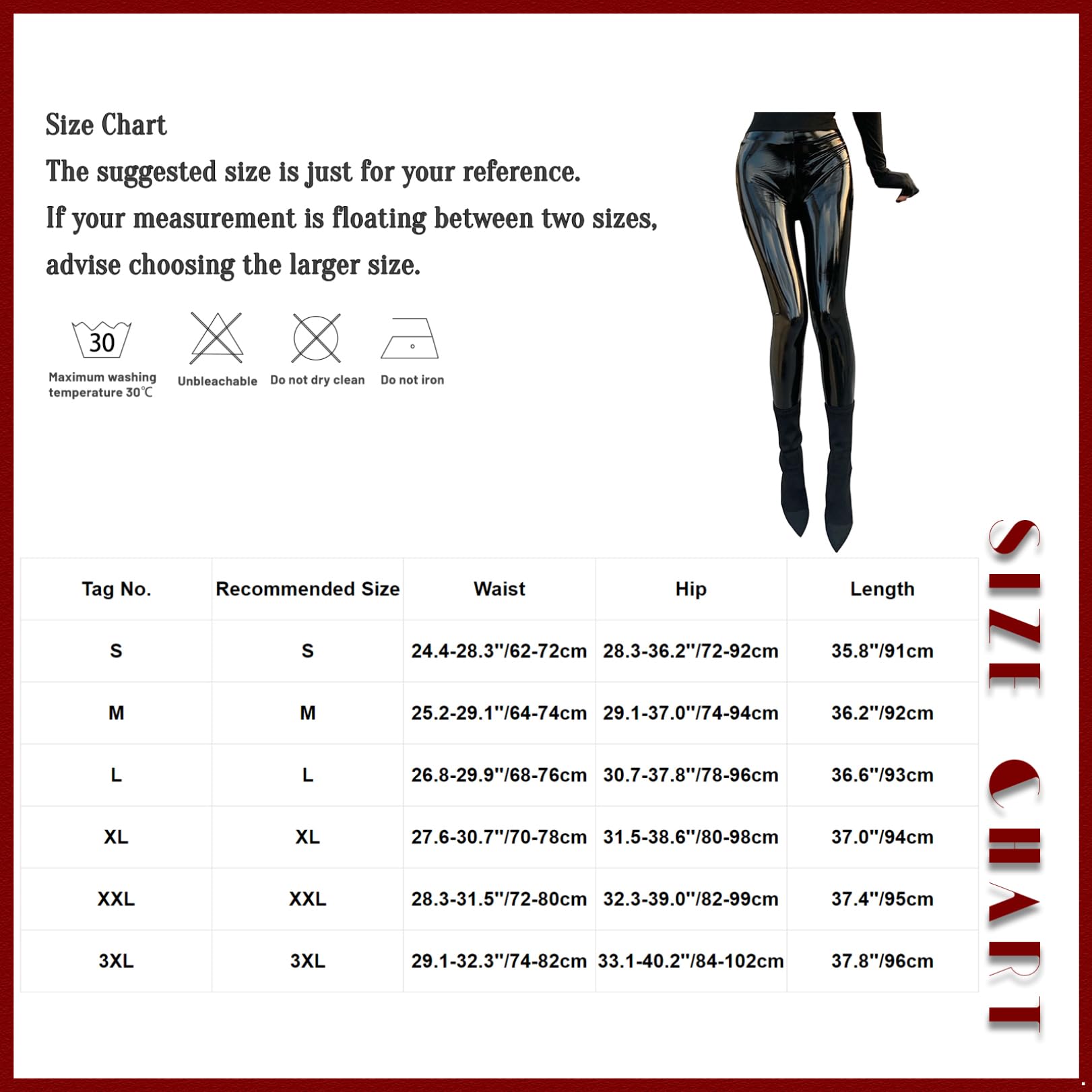 FEESHOW Donna Wetlook Leggings Pelle Finta Pantaloni Vita Alta Lucidi Pantaloni Di Pelle Collant Erotica Biancheria Intima Abbigliamento Da Club