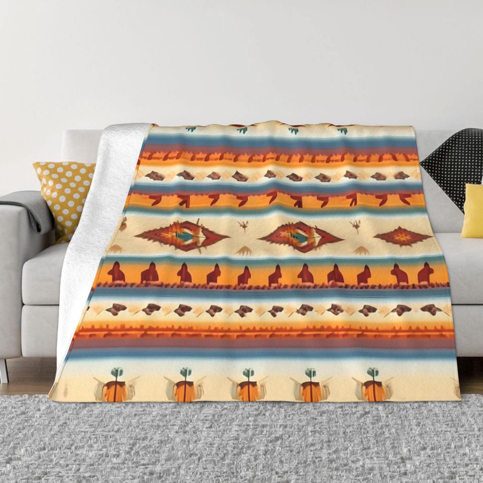 BOYOUTH Coperta Rotonda In Flanella 120 Cm - Stampa 3D Formaggio - Morbida E Calda Per Divano, Campeggio, Picnic - Microfibra 320g/m² - 3
