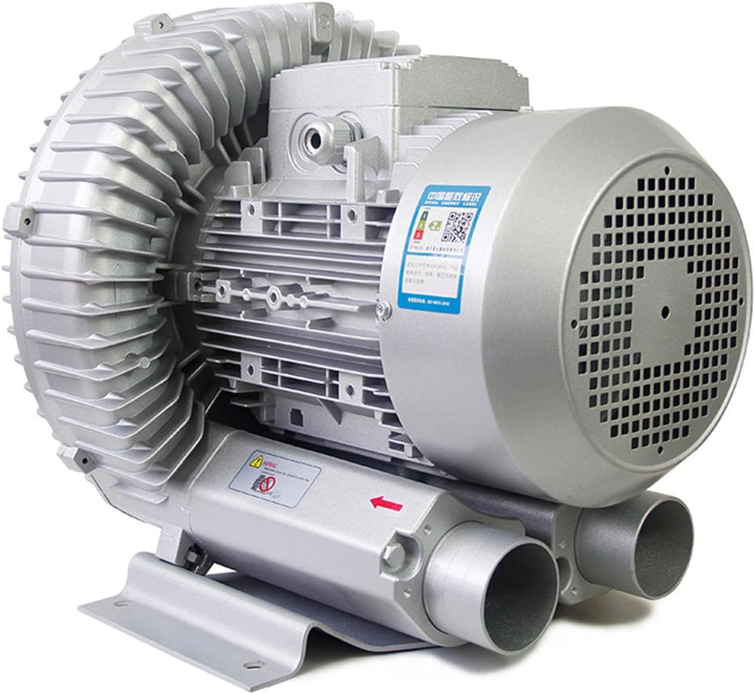 High-Pressure Regenerative Vortex Blower, Side Channel Blower, Single Phase Industrial Vacuum Pump, 110V/220V 50HZ, 180W/0.24HP, Air Blowing Solution